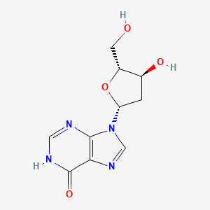 2'-Deoxyinosine structure, CAS 890-38-0, MW 252.23