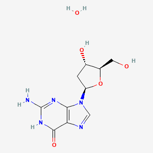 2'-Deoxyguanosine Monohydrate structure, CAS 312693-72-4, MW 285.26