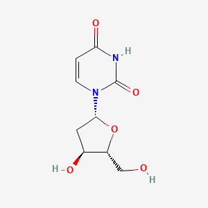 2'-Deoxyuridine structure, CAS 951-78-0, MW 228.20