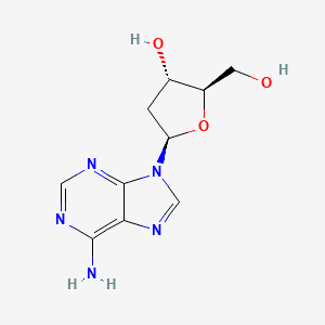 2'-Deoxyadenosine (anhydrous) structure, CAS 958-09-8, MW 251.24