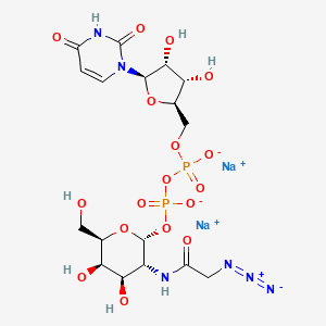 UDP-GalNAz.2Na structure, CAS 653600-61-4, MW 692.3