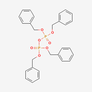 Tetrabenzyl pyrophosphate structure, CAS 990-91-0, MW 538.47