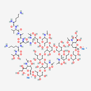 Sialylglycopeptide structure, CAS 189035-43-6, MW 2909.7