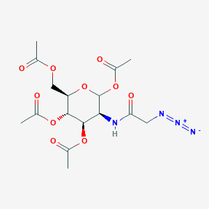 Ac4ManNAz structure, CAS 361154-30-5, MW 430.37