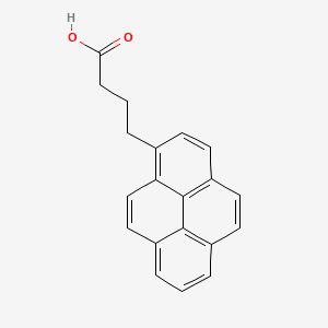 1-Pyrenebutyric acid structure, CAS 3443-45-6, MW 288.34