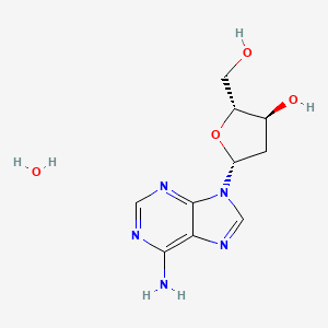 2'-Deoxyadenosine Monohydrate structure, CAS 16373-93-6, MW 269.26