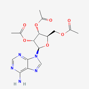 2',3',5'-Tri-O-acetyl-D-adenosine structure, CAS 7387-57-7, MW 393.35