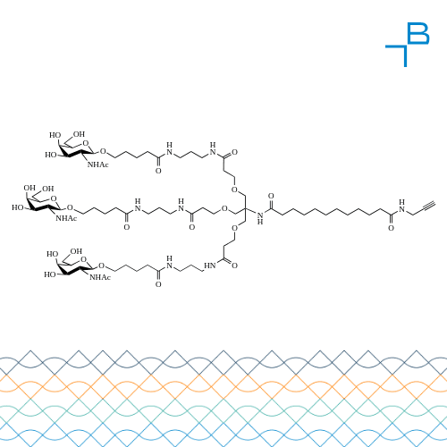 Tri-b-GalNAc-C12-alkyne
