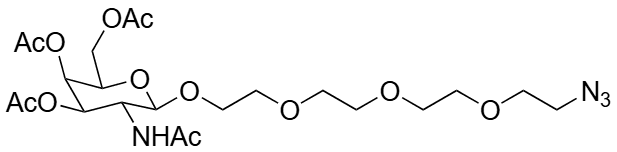 Peracetylated GalNAc PEG linker-Azide