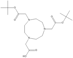 NOTA-bis(tBu)ester structure, CAS 1161415-28-6, MW 415.52