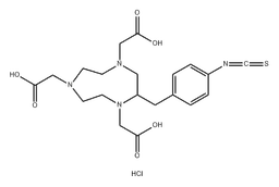 p-SCN-Bn-NOTA trihydrochloride structure, CAS 1583289-85-3, MW 559.89
