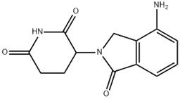 Lenalidomide structure, CAS 191732-72-6, MW 259.26