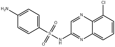 Chloroquinoxaline sulfonamide