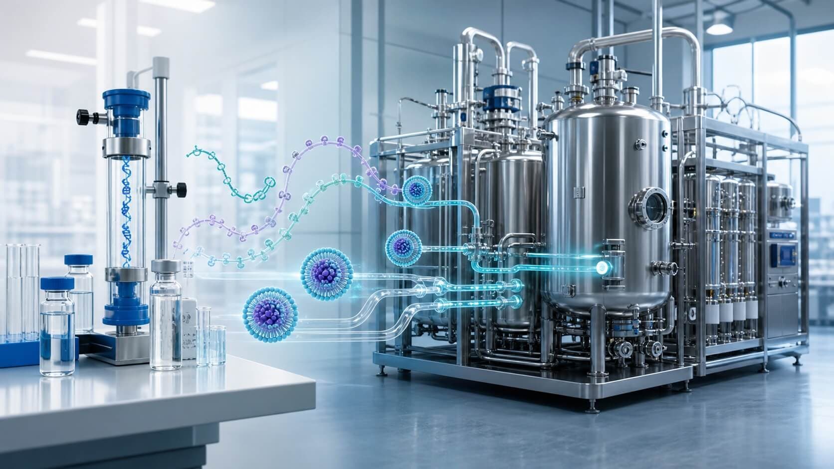 Scale-Up Challenges in Oligonucleotide and LNP-Related Manufacturing