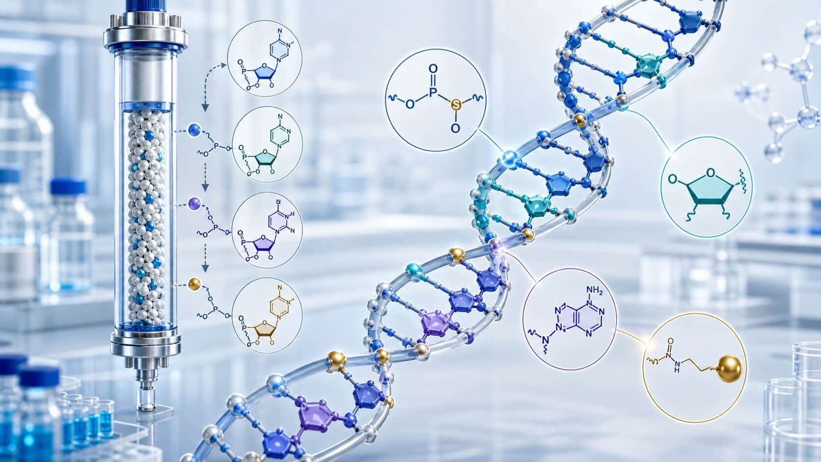 Chemical Modifications and Solid-Phase Synthesis of Oligonucleotide Therapeutics