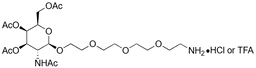 Peracetylated GalNAc PEG linker-Amino structure