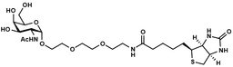 α-D-GalNAc-PEG3-Biotin structure, MW 578.68