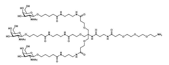 Tris-GalNAc-β-Ala-PEG3-NH2
