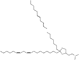 DLin-KC2-DMA structure, CAS 1190197-97-7, MW 642.09