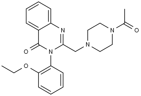 2-((4-Acetylpiperazin-1-yl)methyl)-3-(2-ethoxyphenyl)quinazolin-4(3H)-one