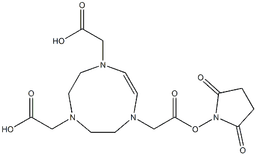NOTA-NHS ester structure, CAS 1338231-09-6, MW 400.38