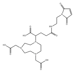 MMA-NODAGA structure, CAS 1440903-11-6, MW 497.51