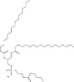 DSPE-MPEG2000 structure, CAS 147867-65-0, MW 872.135911