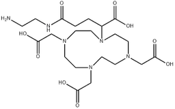 NH2 DOTA-GA structure, CAS 1639843-65-4, MW 518.57