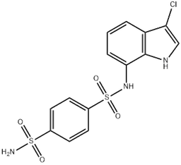 Indisulam structure, CAS 165668-41-7, MW 385.85