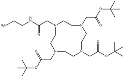 2-Aminoethyl-mono-amide-DOTA-tris(tBu ester) structure, CAS 173308-19-5, MW 614.82