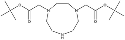 NO2A-(t-Bu ester) structure, CAS 174137-97-4, MW 357.49