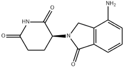 (S)-3-(4-Amino-1-oxoisoindolin-2-yl)piperidine-2,6-dione structure, CAS 202271-91-8, MW 259.26