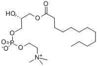 Lauroyl LysoPC structure, CAS 20559-18-6, MW 439.52