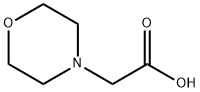 Morpholine-4-acetic acid structure, CAS 3235-69-6, MW 145.16