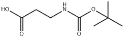 Boc-β-Ala-OH structure, CAS 3303-84-2, MW 189.21