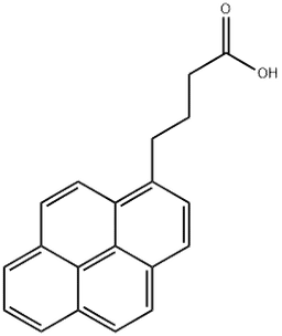 1-Pyrenebutyric acid structure, CAS 3443-45-6, MW 288.34