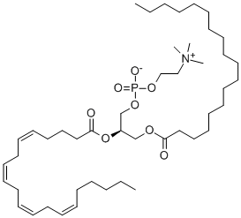 1-Octadecanoyl-2-arachidonoyl-sn-glycero-3-phosphocholine