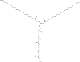 DSPE-PEG2000-COOH structure, CAS 474922-20-8, MW 2000 (Average)