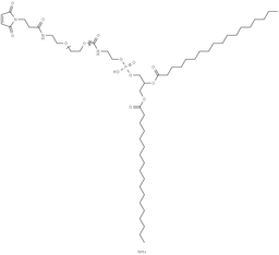 DSPE-PEG2000-Mal structure, CAS 474922-22-0, MW 2000 (Average)