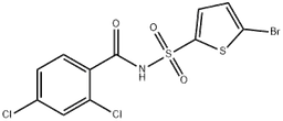 Tasisulam structure, CAS 519055-62-0, MW 415.11