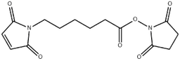 N-Succinimidyl 6-maleimidohexanoate structure, CAS 55750-63-5, MW 308.29