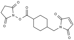 SMCC crosslinker structure, CAS 64987-85-5, MW 334.32