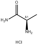 D-Alaninamide hydrochloride structure, CAS 71810-97-4, MW 124.57